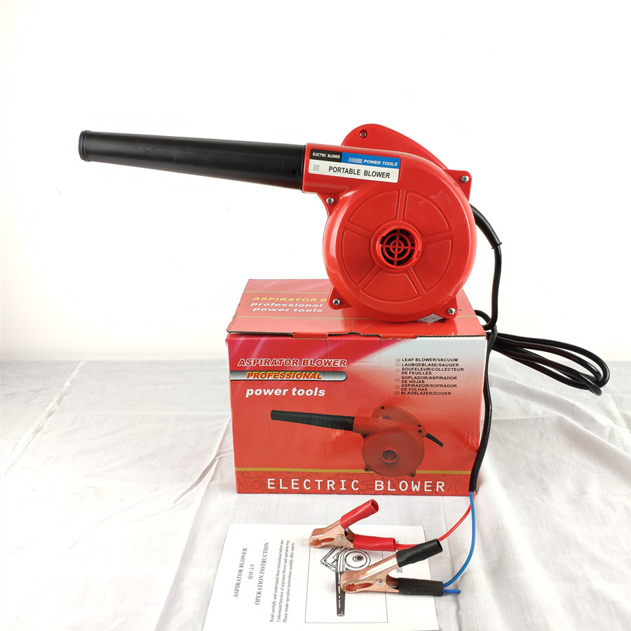 12V - 24V battery-powered electric hair dryer, high-power vehicle-mounted blower, 600W agricultural powder sprayer, dual-purpose for blowing and suction pic 2