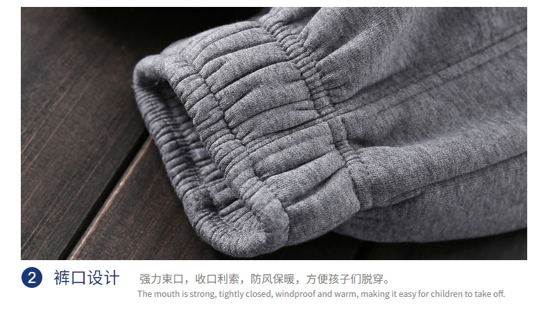 儿童羊羔毛冬裤女大童加绒加厚冬棉裤男大童宽松胖童亲子裤包邮详情15
