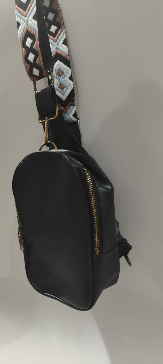 2022年欧美复古胸包pu纯色斜挎包腰包SLING BAG波西米亚胸包详情25