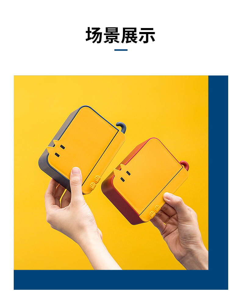 Wholesale of Chinese-style household soap boxes, wall-mounted plastic soap boxes with LIDS, draining soap boxes and plastic soap boxes pic 16