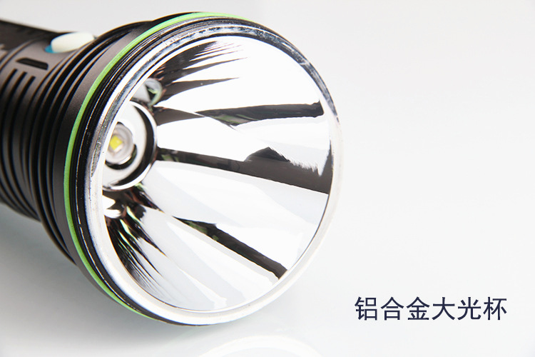 新款强光手电筒SST40LED灯泡2000流明超亮铝合金防水户外手电批发 pic 11