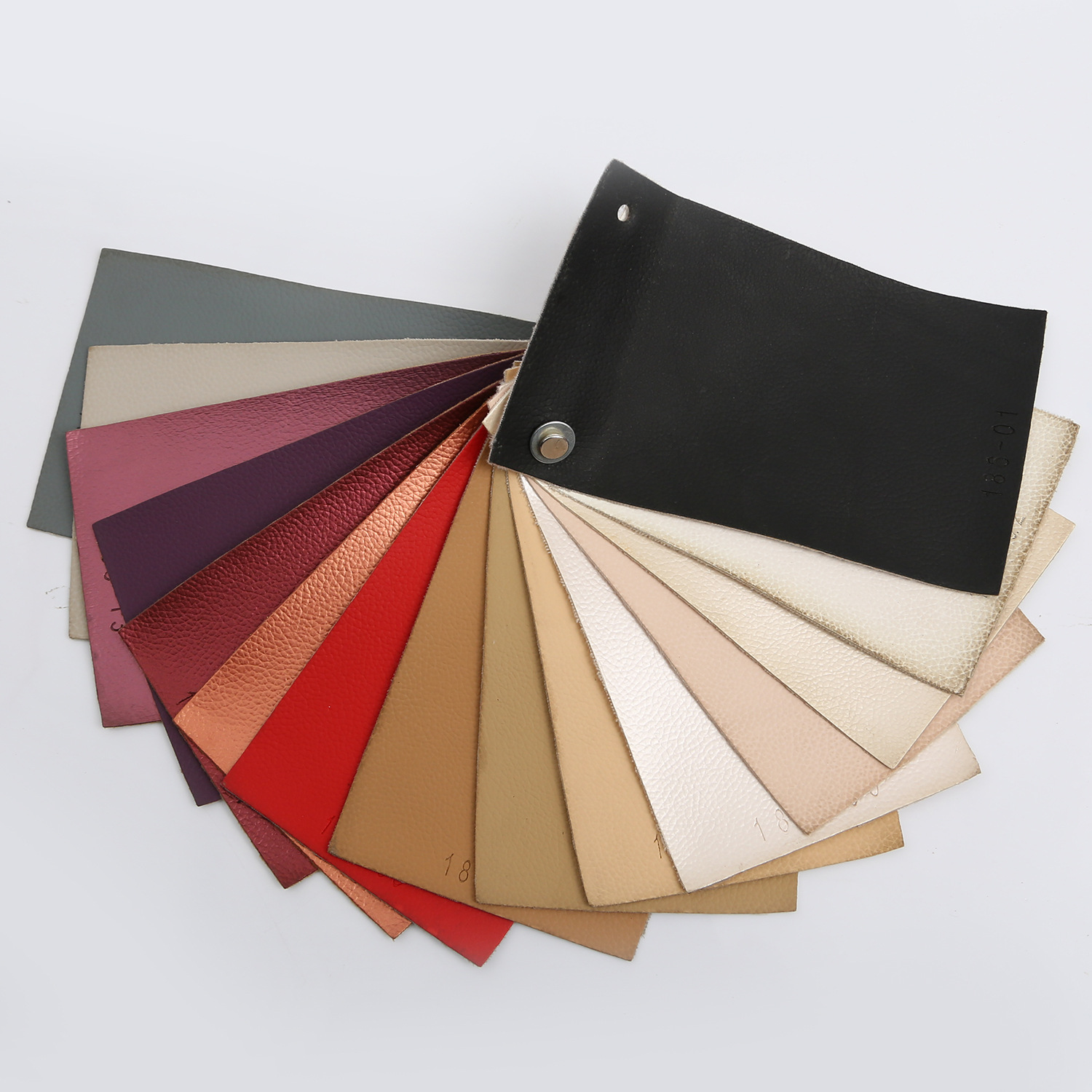 1.5mm沙发软包家居皮革面料 半pu皮子手工仿皮料硬包人造革批发详情2