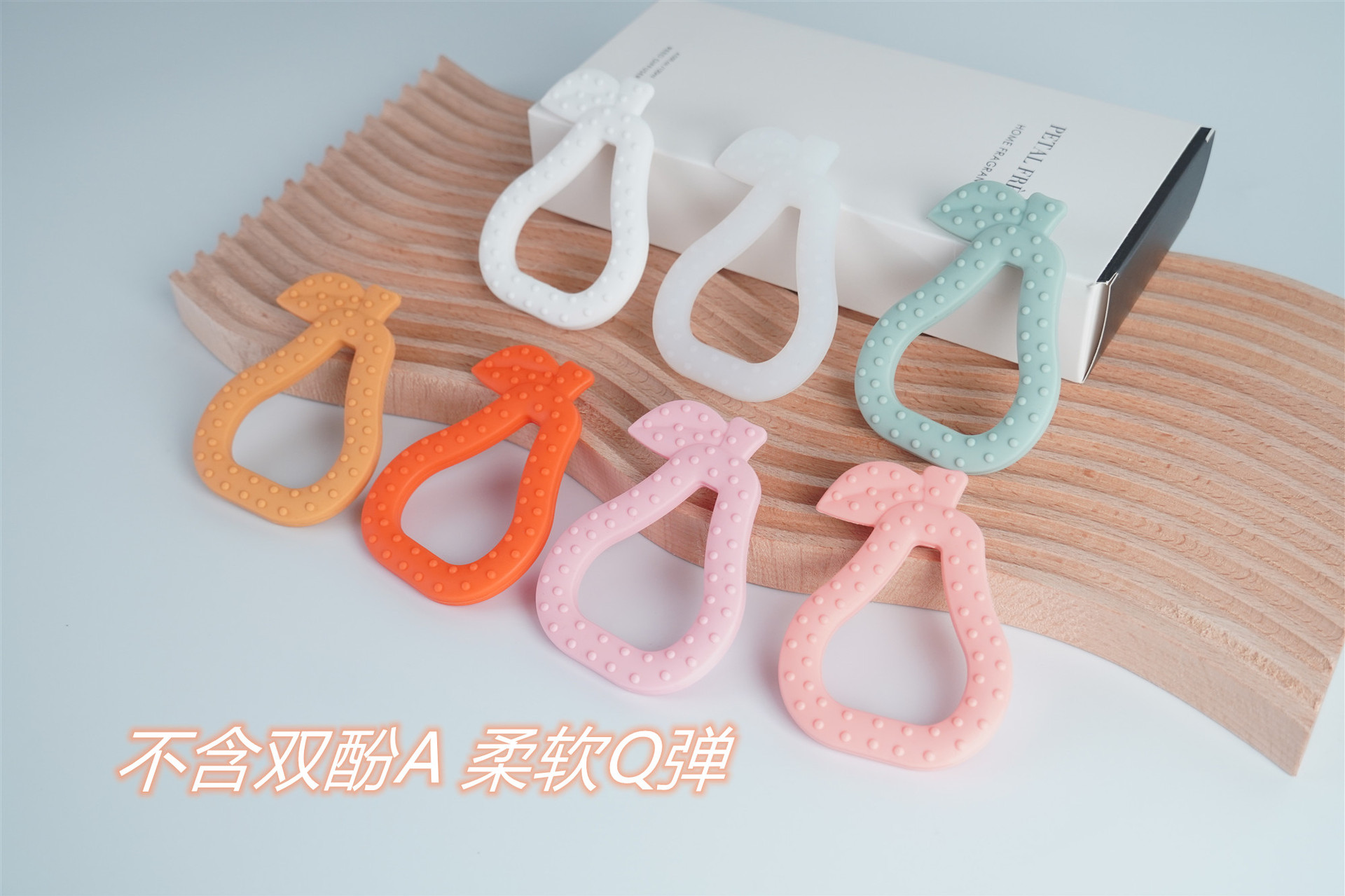 Silicone teething toys, food-grade soft bite gel, baby teething fun Silicone teething gel pic 5
