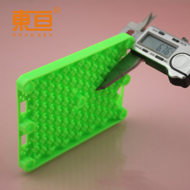 80115 Green Electronic Board Electronic Experiment Installation plate 2.3/2.6 Self-tapping screw dual-purpose octagonal hole plate pic 5