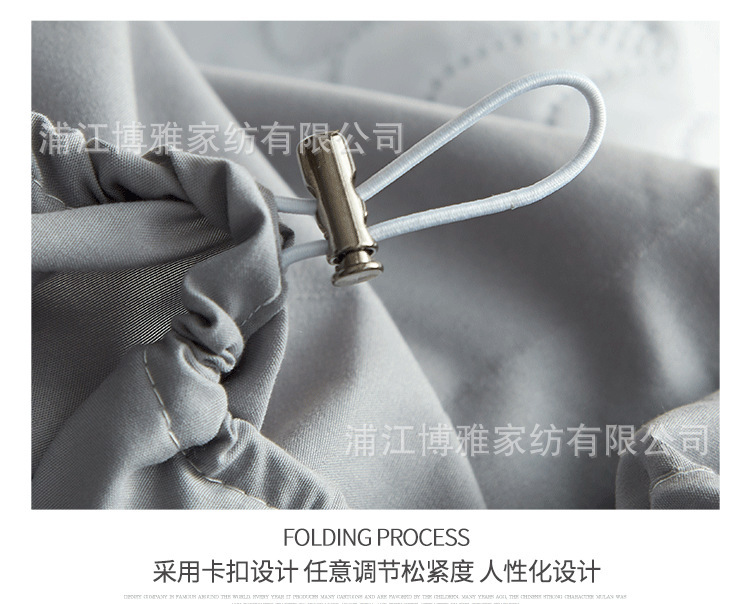 Boya wholesale simple cotton-padded waterproof bed covers are comfortable, skin-friendly, dust-proof and anti-slip. Single-piece bed covers and pillowcases can be machine washed pic 19