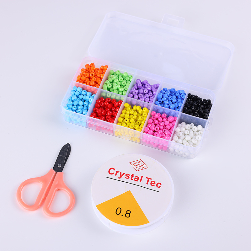 益智儿童串珠玩具diy手工制作材料包小女孩穿珠子项链手链详情5