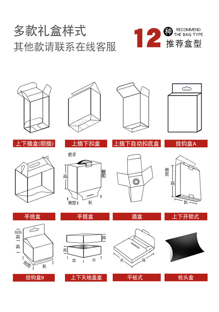 Wholesale pvc transparent plastic packaging boxes, color-printed pet frosted folding boxes, gift packaging boxes, and customizable patterns pic 6
