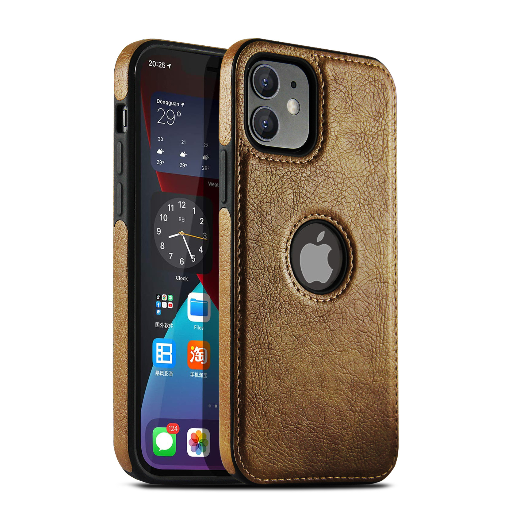 Suitable for car line leather texture splicing iphone14pro max phone case, Apple 12 full package protective case, ix soft case pic 6