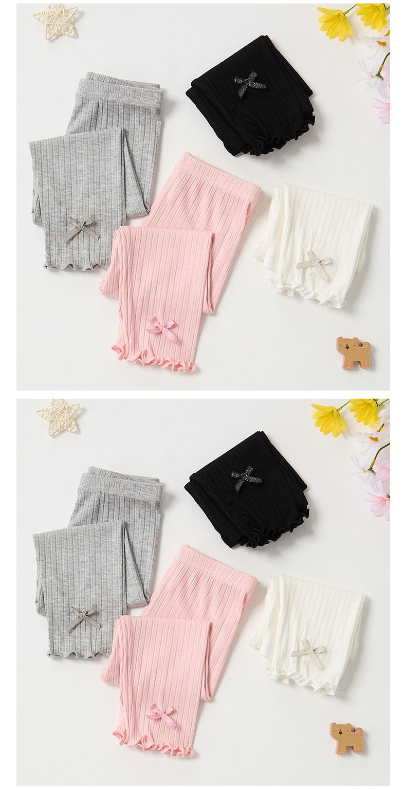 春夏季薄款女童七分打底裤儿童莫代尔宝宝韩版防蚊裤修身外穿裤子详情10