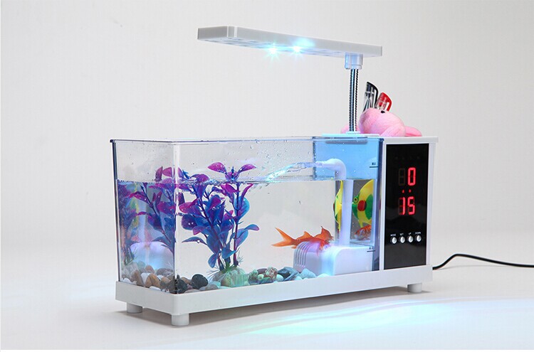Baojie Aquarium offers wholesale of large, medium and small-sized round transparent glass fish tanks for fish and grass care decorations pic 10