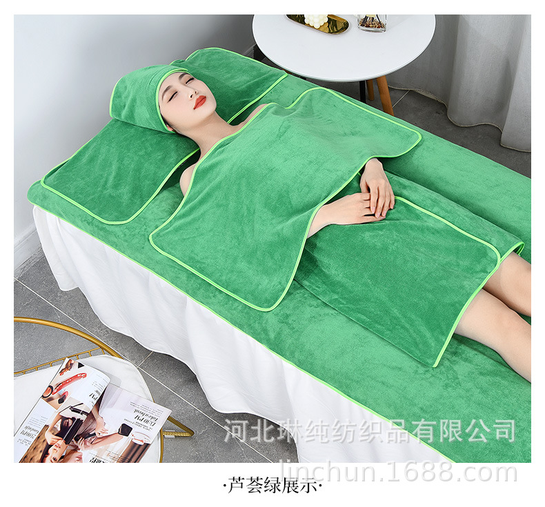 Beauty salon-specific towels with logo, beauty salon towels, bed towels, bath towels, bath skirts, fine fibers, soft and absorbent pic 48