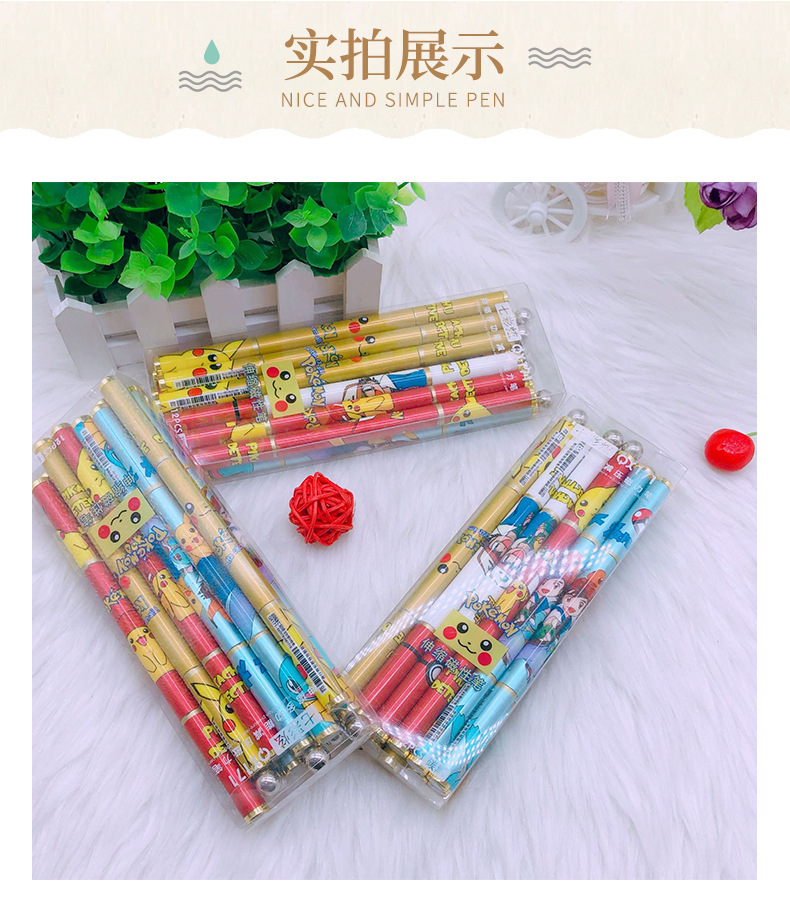 Nuevo retractable spinner pen imagen de la caricatura estudiante competencia spinner pen cute depression magnetic pen wholesale suministro directo pic 13