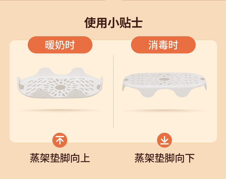 多功能恒温调奶器双瓶暖奶器温奶器带蒸汽消毒奶瓶消毒器消毒柜详情2