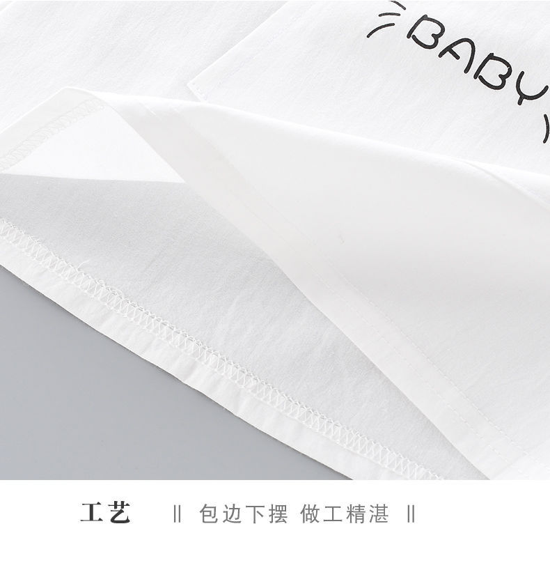 2023年新款女童连衣裙夏季新款洋气纯棉薄款夏天短袖女孩儿童裙子详情19