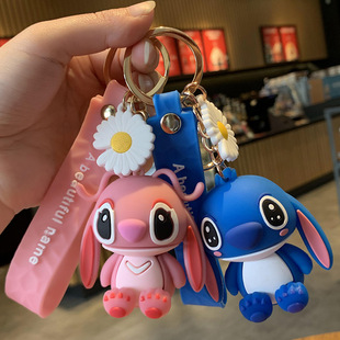 韩国可爱ins时尚牛油果钥匙扣柠檬橘子水果家族情侣公仔挂件礼品详情7