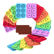 Ningbo Bochuang Factory offers oven baking tools, silicone cake molds, 8-piece, 4-piece and 6-piece doughnut molds in stock pic 21