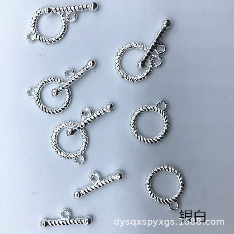 DIY alloy retro OT buckle necklace bracelet connection buckle accessories factory direct sales in multiple colors available pic 2