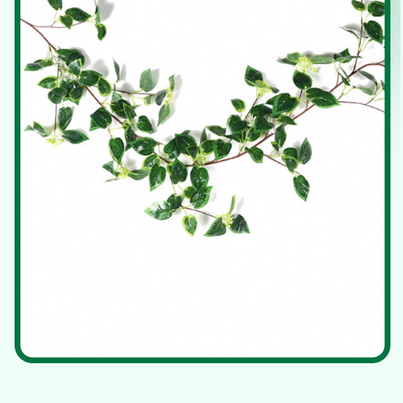 Cross-border handicrafts, simulation gardening, indoor soft furnishings, artificial rockeries, park atmosphere, set decoration items, wall-hung vines, leaves and vines pic 7