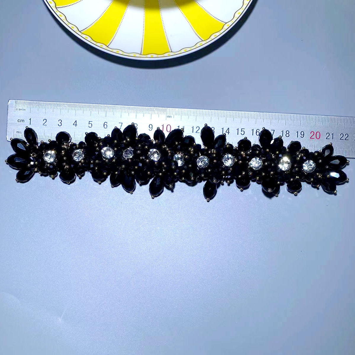 手工制作水晶发饰配件鞋帽服包包配件工厂直销批发可来样做货打版详情2