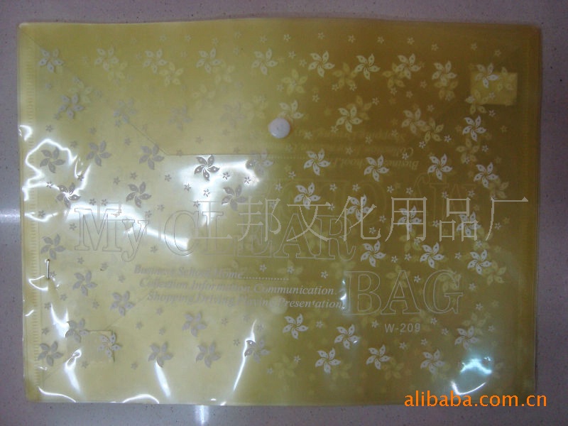 Factory wholesale PP plastic three-dimensional snap bags for materials, archives, files, and learning and office supplies. Customized storage available pic 10