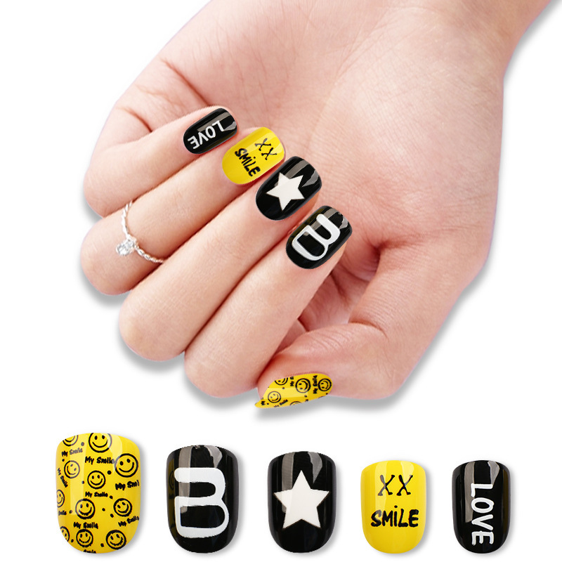 Wholesale of wearable nails, finished nail patches, new detachable nail plates, short wearable false nails, wholesale in stock, exclusively for foreign trade pic 5