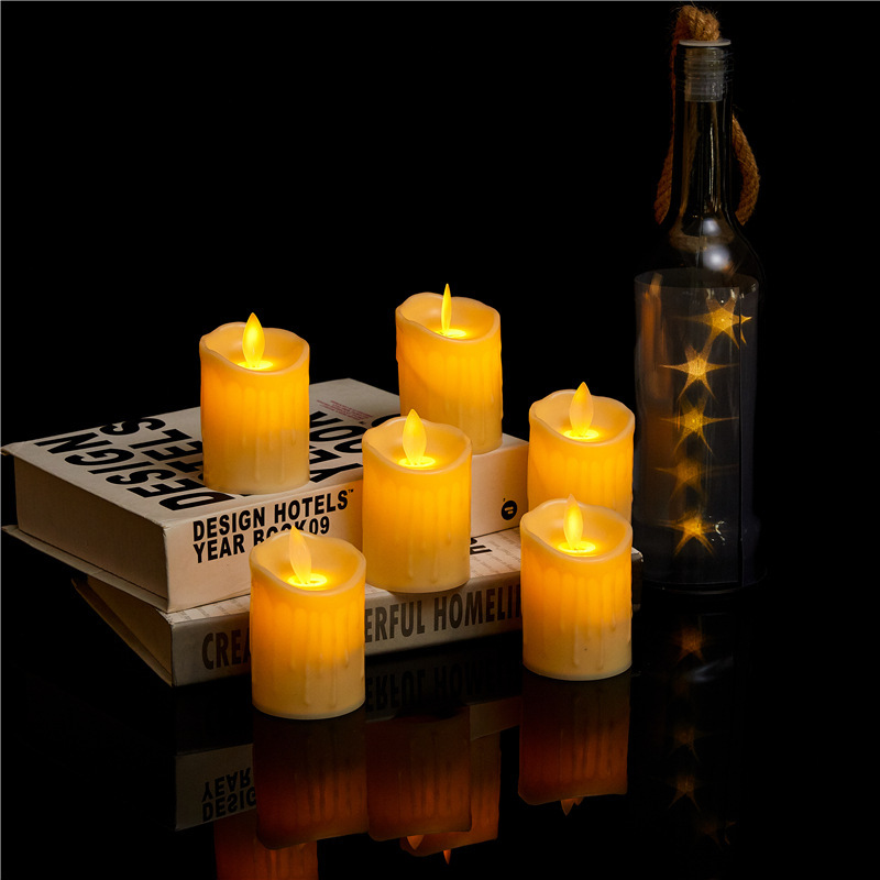 Tearful swinging electronic candles, led candle lamps, decorative handicrafts and ornaments pic 4
