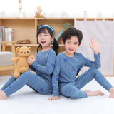 2023秋冬保暖男士全棉秋裤 基础款修身纯棉打底裤男 棉毛裤批发详情1