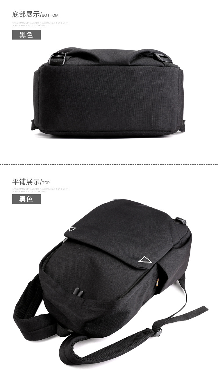 New Oxford cloth backpack for men, USB charging backpack, water-resistant computer bag, large-capacity schoolbag for female students pic 29