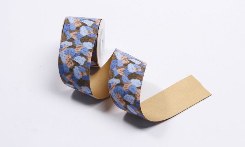 Single-sided floral English polka dot twill printed webbing DIY bow hair accessory shoelaces top hat decoration pic 11