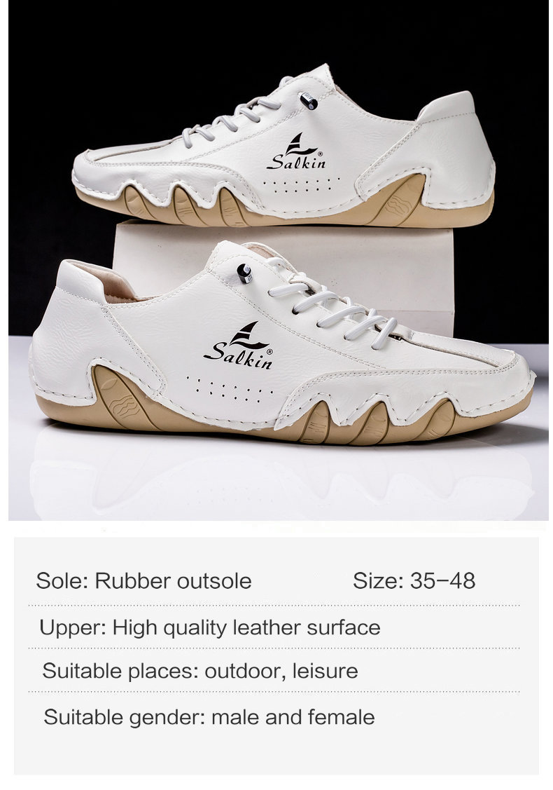 跨境爆款帆船鞋男鞋低帮男士休闲鞋子马丁鞋男八爪鱼男鞋大码鞋子详情1