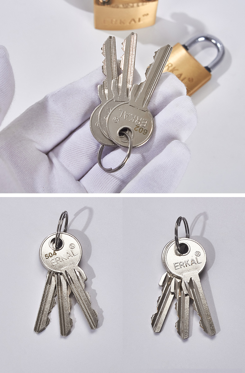 Factory wholesale of thick copper padlocks, medium and thick copper padlocks, foreign trade copper padlocks, customizable toolboxes, copper lock heads and locks pic 14