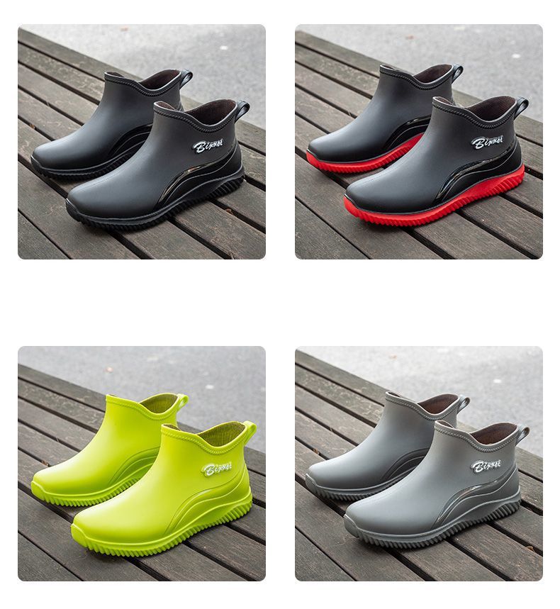 一件代发2024春秋雨鞋水鞋低帮防水雨靴情侣防滑男女士钓鱼胶鞋详情7
