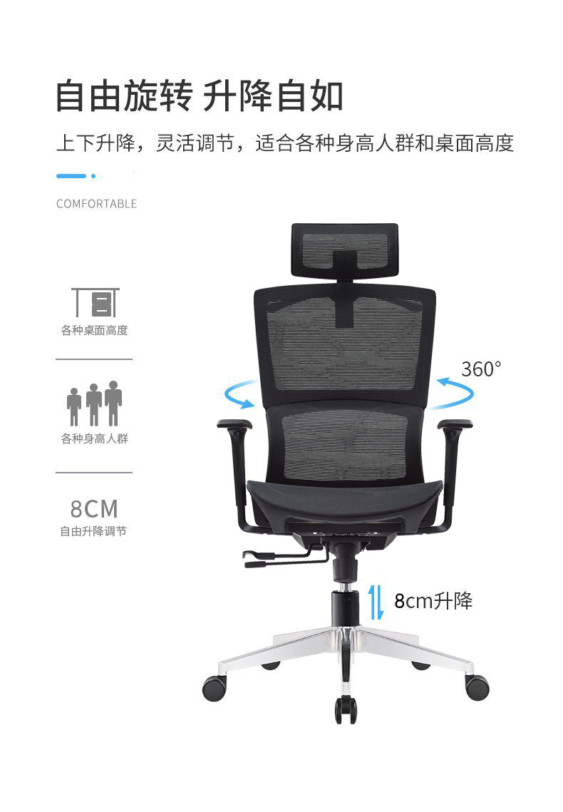 Office chairs for staff, computer chairs for prolonged sitting, office seats, conference chairs, office chairs, gaming chairs, ergonomic chairs pic 98