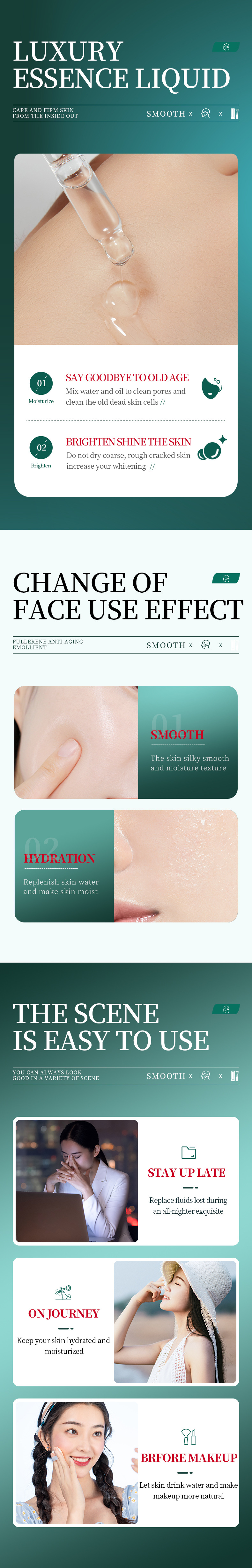 30ml SADOER Hydrating, Moisturizing and retinol Repairing Essence for cross-border export pic 15