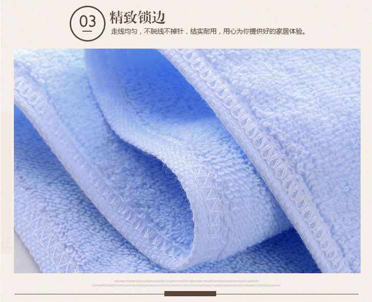 Fabricante al por mayor toalla de lavado de cara lisa suave absorbente liso satin archivo regalo logotipo bordado bordado palabra toalla pic 7