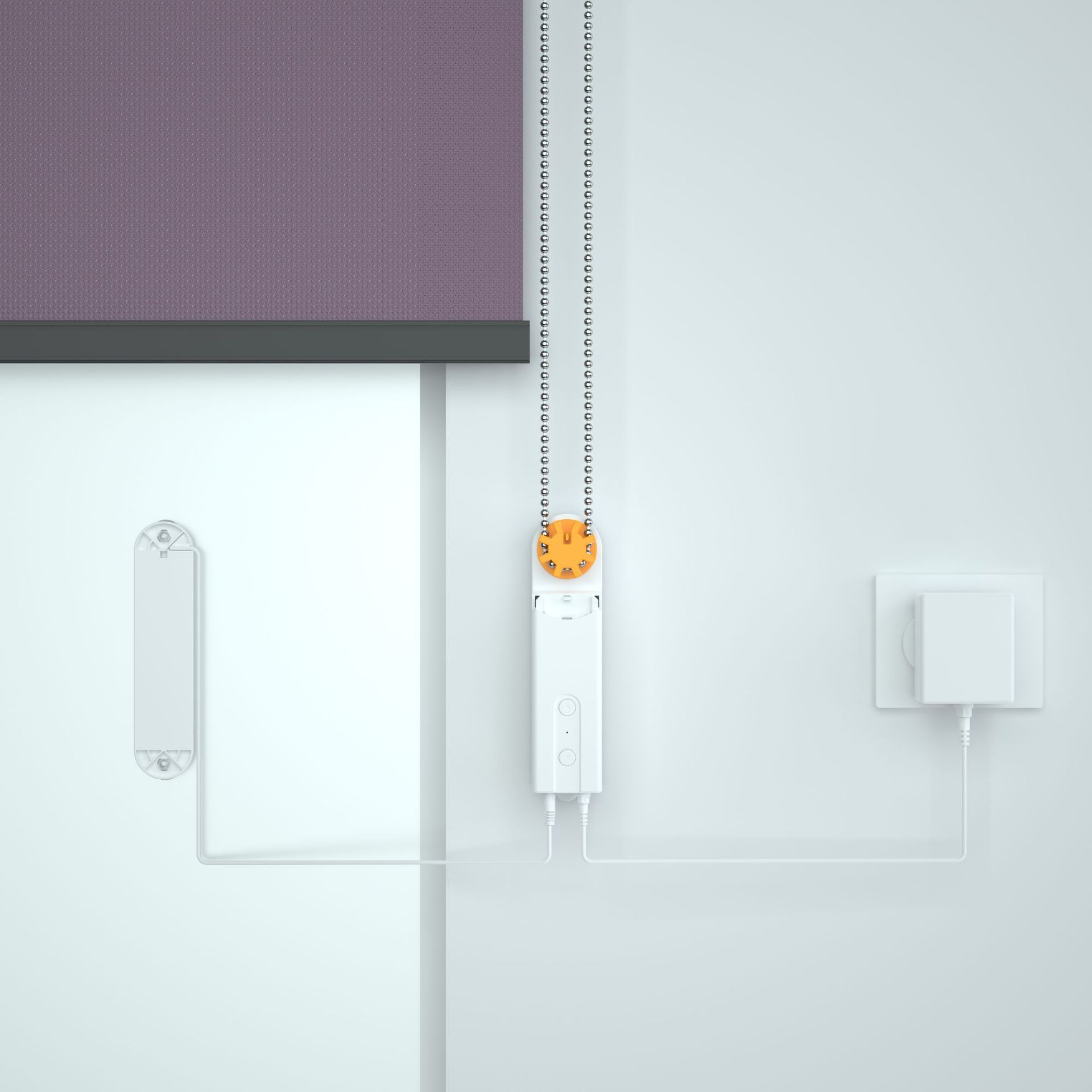 wifi Graffiti smart curtain pull cord motor Bluetooth voice control Graffiti curtain motor pic 6