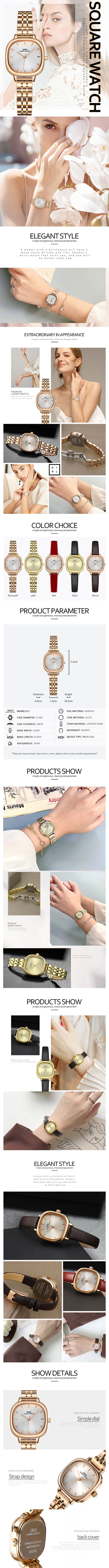IBSO9228L New 2021 Compact Dial Waterproof Exquisite best Friend Watch, a fashionable and trendy watch for female students pic 1