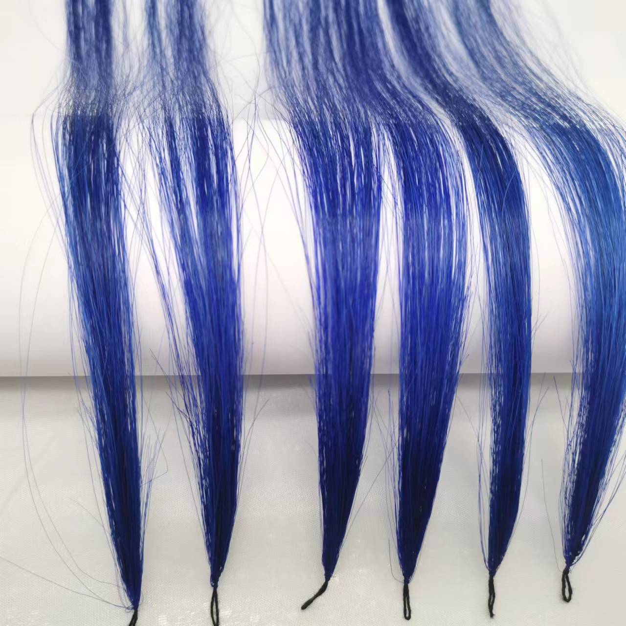 Second-generation feather hair extensions, full-color hair extensions, full-color hair picking and dyeing, ear-hanging hair dyeing, wig pieces, seamless picking and dyeing, long extension, and can be permed pic 2