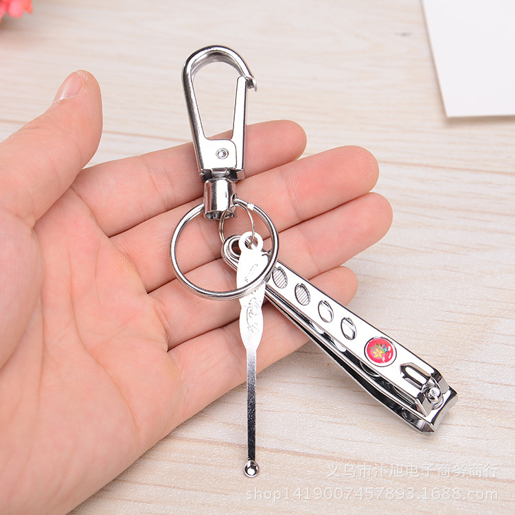 Factory direct supply Xinmeida keychain nail clipper set Nail care set 2-yuan store wholesale pic 9