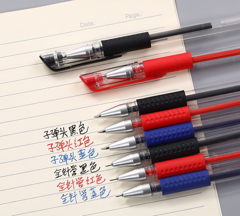 European standard carbon gel pen, business signature, 0.5mm black bullet pen, marker pen, office stationery supplies pic 3
