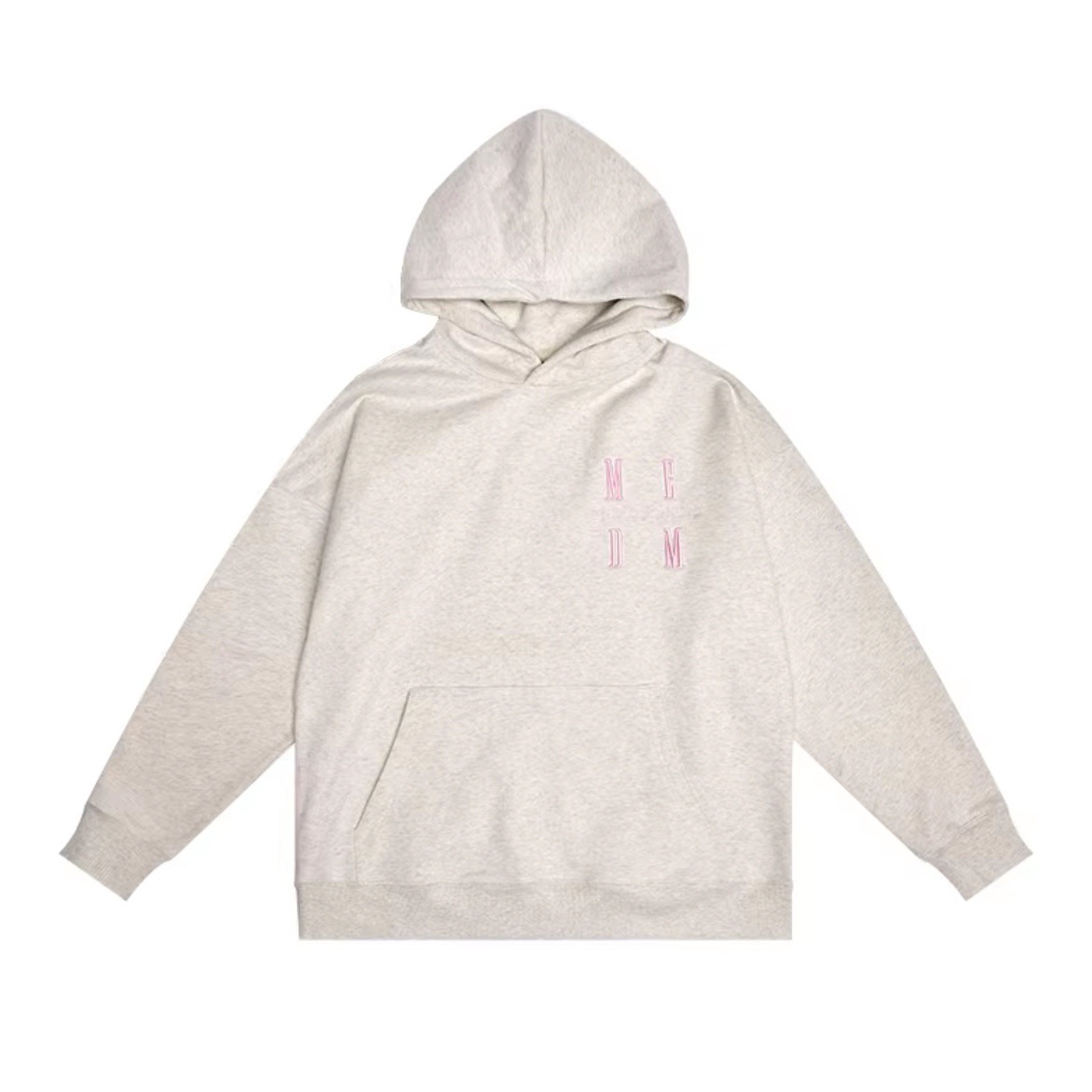 MEDM streetwear brand autumn embroidered logo hoodies and sweatshirts for men and women, American street couple style loose Chinese trend tops pic 4