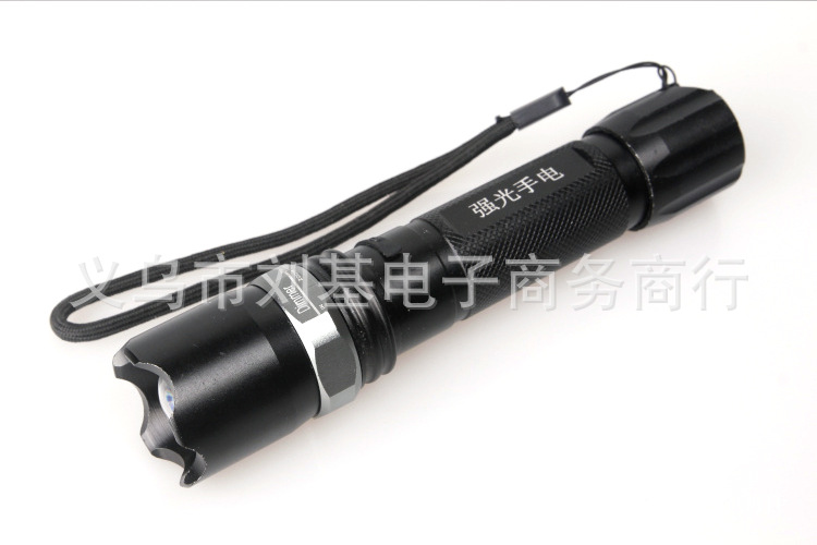 充电手电筒 强光手电筒 CREE 旋转变焦 LED远射聚光调焦礼盒套装 pic 10