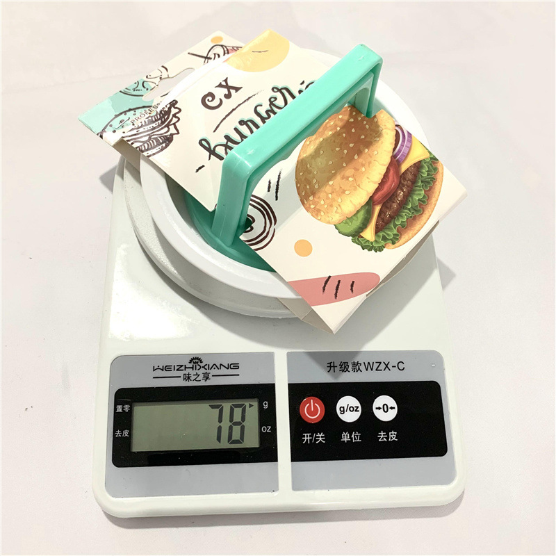 Cross-border hamburger meat press, household multi-functional meat Patty pressing plastic mold, manual meat Patty pressing kitchen tool 1 pic 4