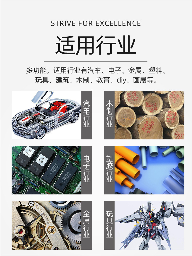 General agent: Zhongbai Oil Paint Pen SP110, white oil-based marker pen, waterproof and non-fading marking wholesale pic 14