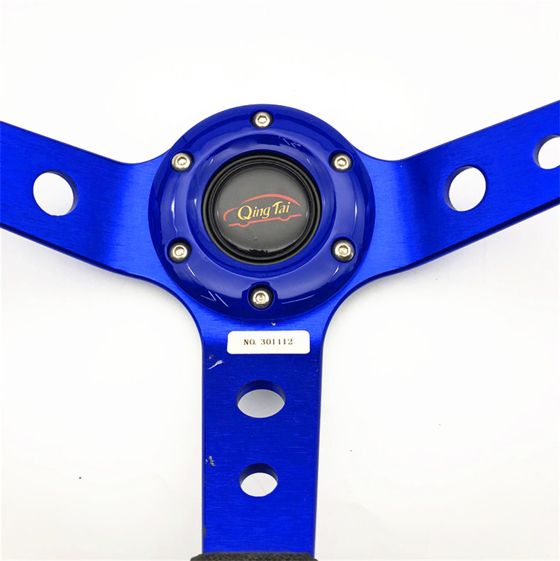 厂家直销汽车改装通用 电镀凹架 可选色 方向盘 赛车方向盘批发详情7