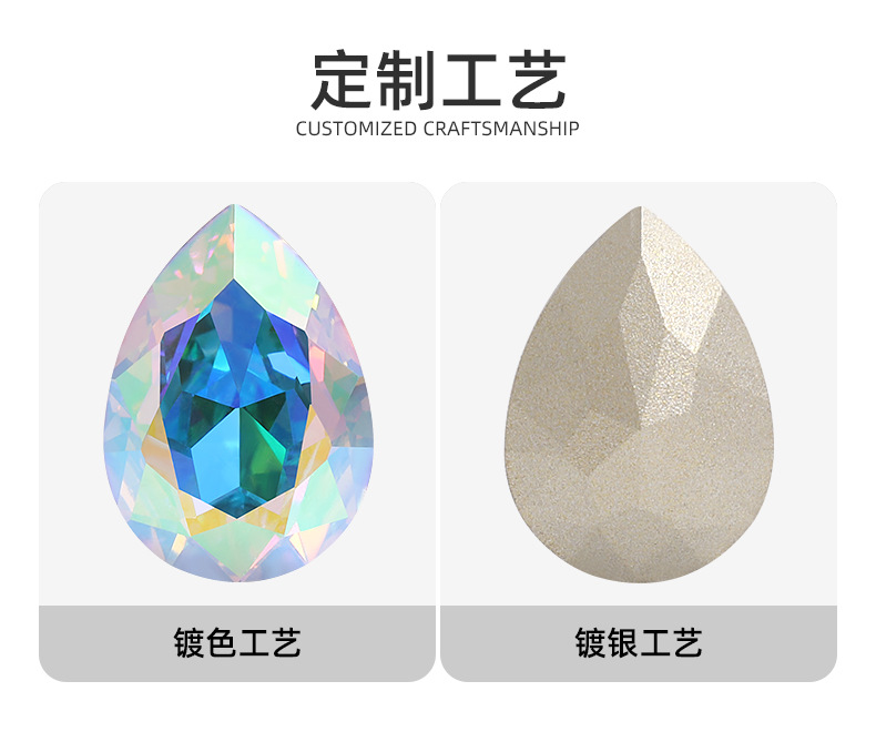 国贸A钻超闪玻璃钻手机壳贴钻服装饰品发饰diy饰品配件圆形平底钻详情31