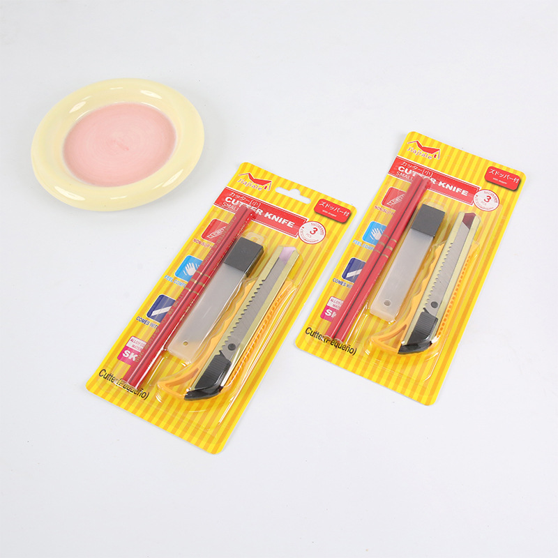 Woodworking pen, utility knife set, wallpaper knife, thickening knife, large utility sheet set pic 1