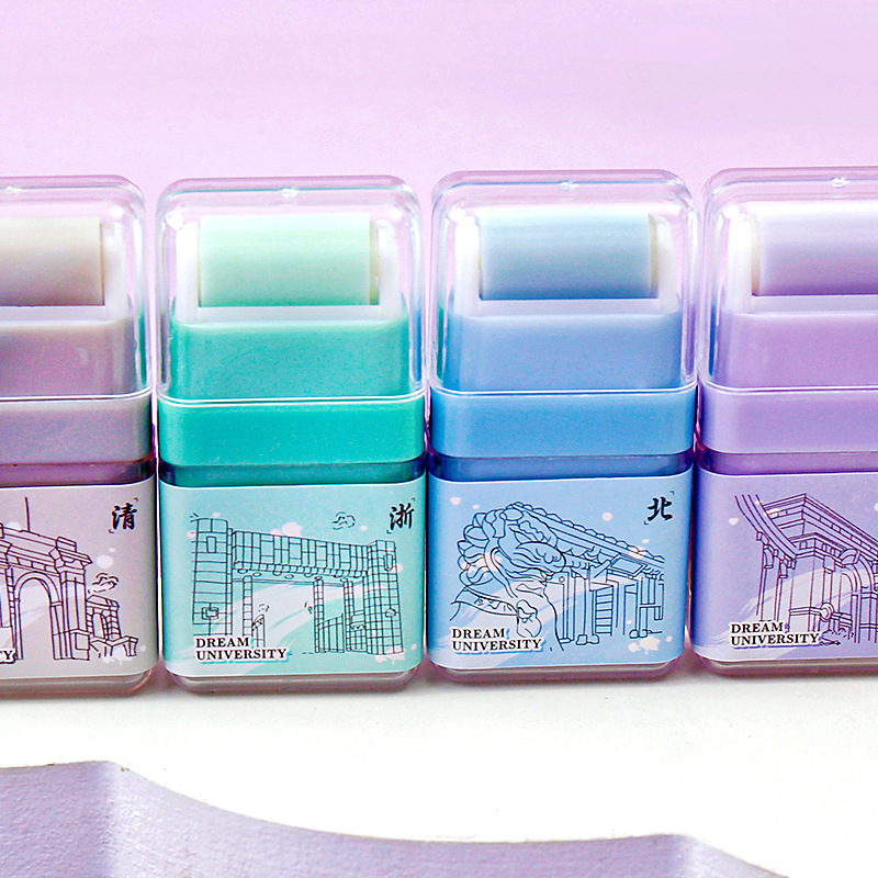 大学之约滚轮橡皮擦小学生像皮擦不留痕橡皮擦得干净无碎屑橡皮擦详情5