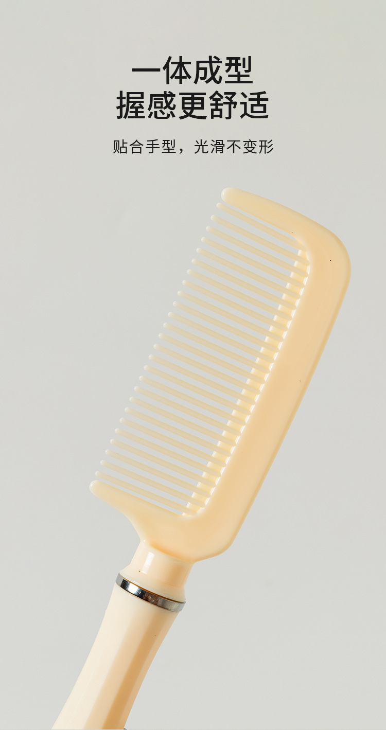 Airbag comb, portable for student dormitories, high appearance level, home massage curling, air cushion, milk yellow, fluffy long hair smoothing comb pic 5