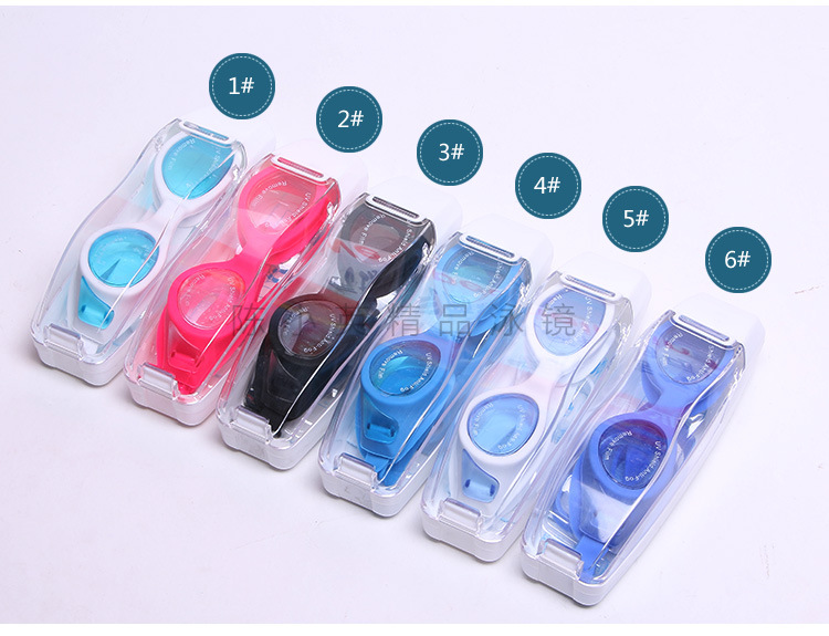 Factory direct sales of high-quality silicone anti-fog swimming goggles, electroplated wear-resistant swimming goggles, and outdoor diving glasses wholesale pic 4